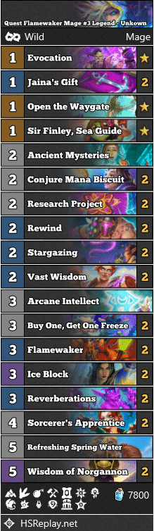 Quest Flamewaker Mage #3 Legend - Unkown