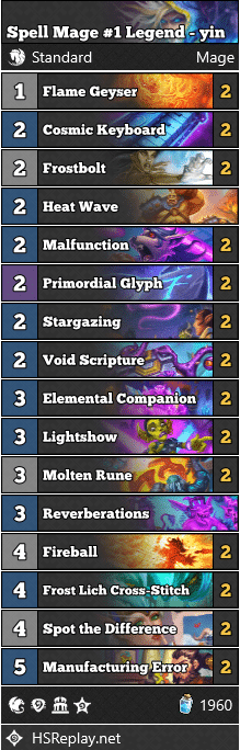 Spell Mage #1 Legend - yin