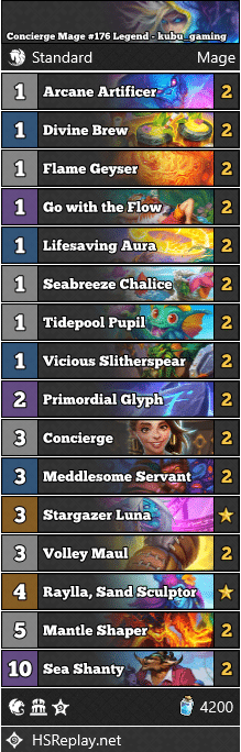 Concierge Mage #176 Legend - kubu_gaming