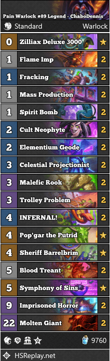 Pain Warlock #89 Legend - ChaboDennis