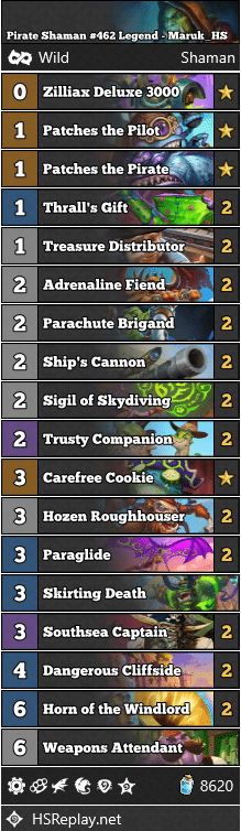 Pirate Shaman #462 Legend - Maruk_HS