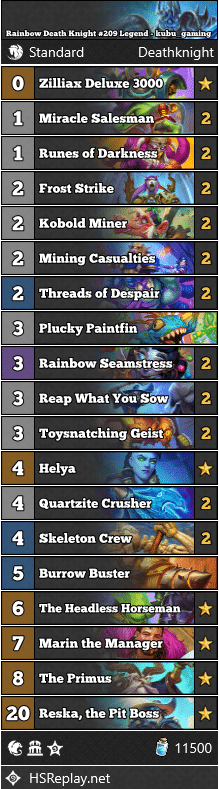 Rainbow Death Knight #209 Legend - kubu_gaming