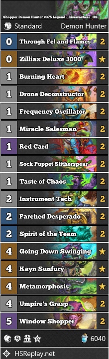 Shopper Demon Hunter #375 Legend - Risewashere_HS