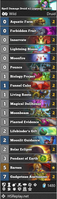 Spell Damage Druid #2 Legend - huiliyi