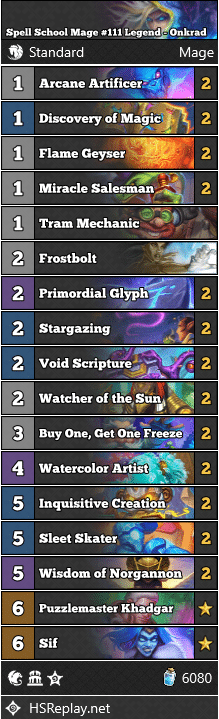 Spell School Mage #111 Legend - Onkrad