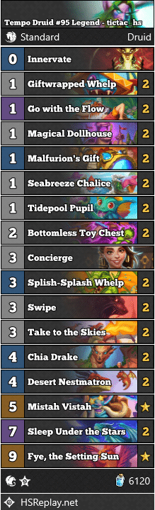 Tempo Druid #95 Legend - tictac_hs