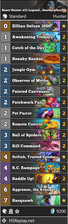 Beast Hunter #51 Legend - deathstalkerHS