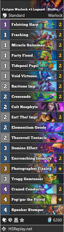 Fatigue Warlock #1 Legend - BiuBiu