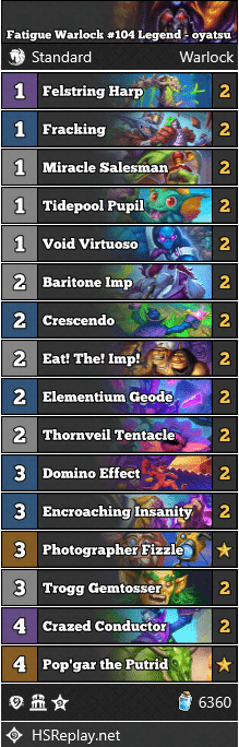 Fatigue Warlock #104 Legend - oyatsu