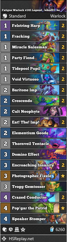 Fatigue Warlock #145 Legend - lebed93_hs