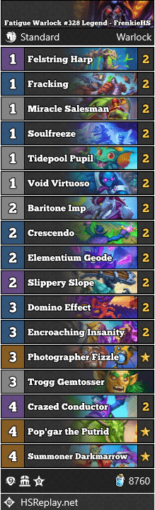 Fatigue Warlock #328 Legend - FrenkieHS