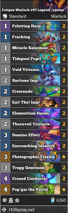 Fatigue Warlock #97 Legend - oyatsu