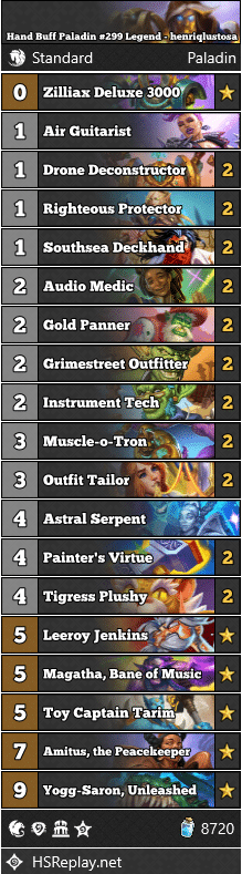 Hand Buff Paladin #299 Legend - henriqlustosa