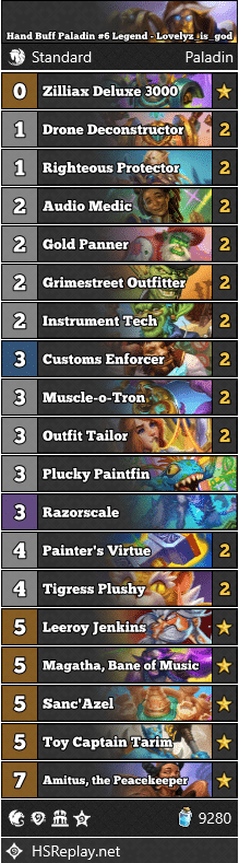 Hand Buff Paladin #6 Legend - Lovelyz_is_god