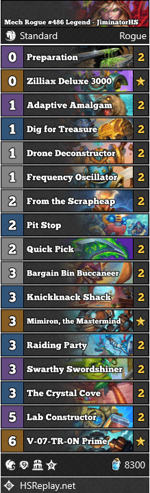 Mech Rogue #486 Legend - JiminatorHS