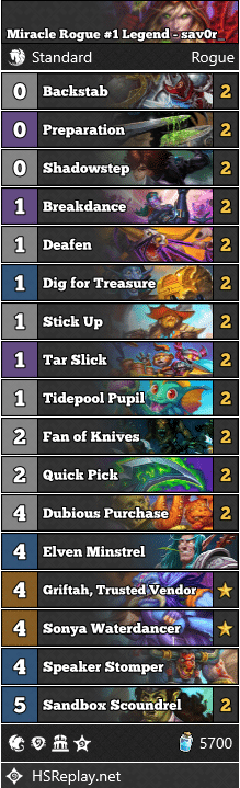 Miracle Rogue #1 Legend - sav0r_