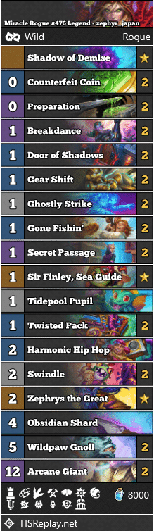 Miracle Rogue #476 Legend - zephyr_japan