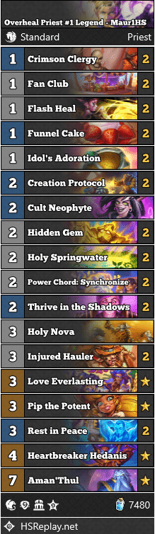 Overheal Priest #1 Legend - Maur1HS