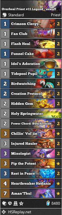 Overheal Priest #15 Legend - eswaff