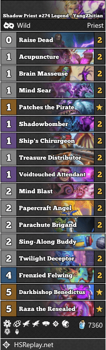 Shadow Priest #274 Legend - YangZhitian