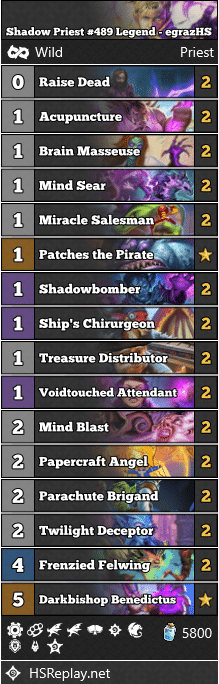 Shadow Priest #489 Legend - egrazHS