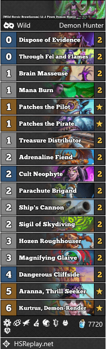 (Wild Heroic Brawliseum) 12-2 Pirate Demon Hunter - 브레세레