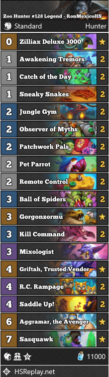 Zoo Hunter #128 Legend - RonMexicoHS