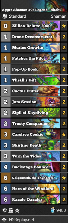 Aggro Shaman #98 Legend - tibolt3