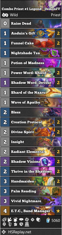 Combo Priest #1 Legend - DemonFF