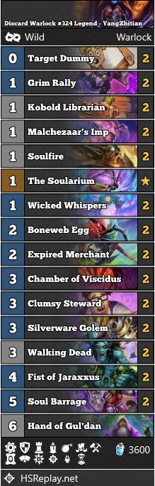 Discard Warlock #324 Legend - YangZhitian