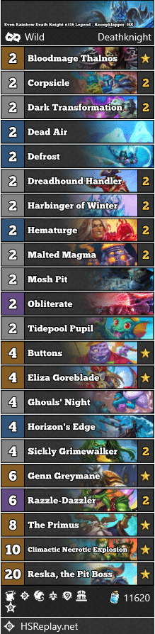 Even Rainbow Death Knight #316 Legend - Knoepklapper_HS