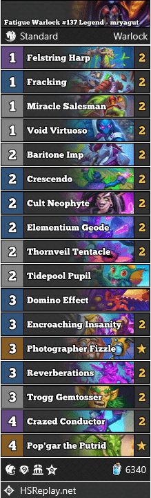 Fatigue Warlock #137 Legend - mryagut