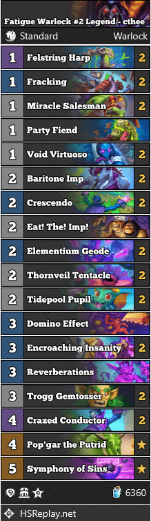 Fatigue Warlock #2 Legend - cthee