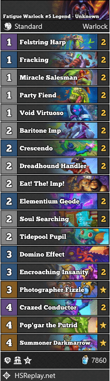 Fatigue Warlock #5 Legend - Unknown