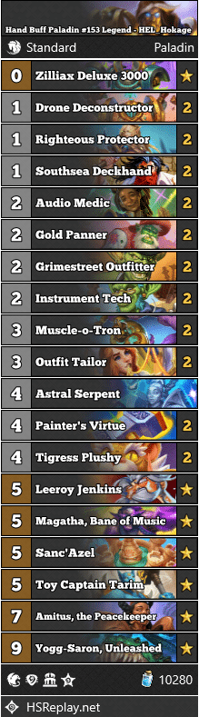 Hand Buff Paladin #153 Legend - HEL_Hokage