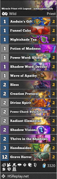 Miracle Priest #55 Legend - schmoopiedaddy