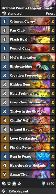 Overheal Priest #3 Legend - eswaff