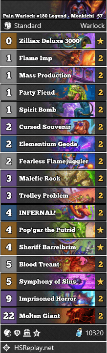 Pain Warlock #180 Legend - Monkichi_57