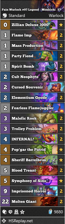 Pain Warlock #97 Legend - Monkichi_57