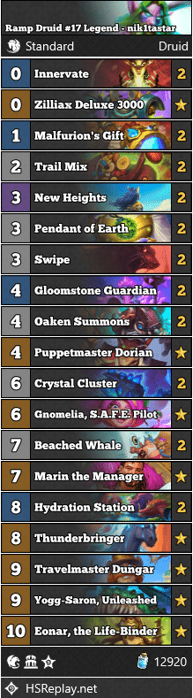 Ramp Druid #17 Legend - nik1tastar