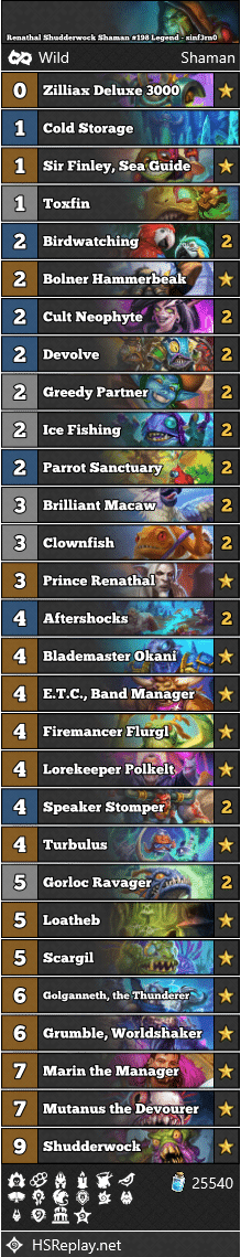 Renathal Shudderwock Shaman #198 Legend - sinf3rn0