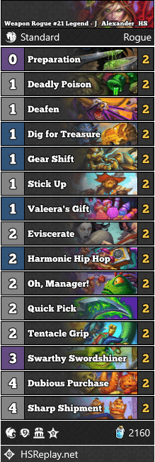 Weapon Rogue #21 Legend - J_Alexander_HS