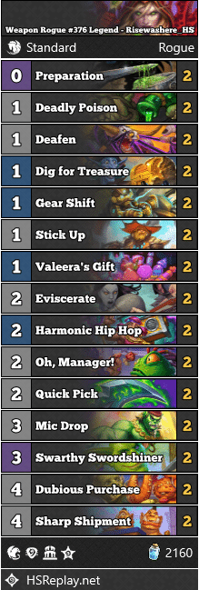 Weapon Rogue #376 Legend - Risewashere_HS