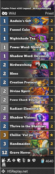 Combo Priest #282 Legend - WraxiusGaming