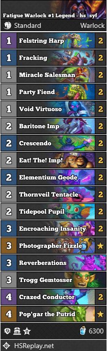 Fatigue Warlock #1 Legend - hs_syf