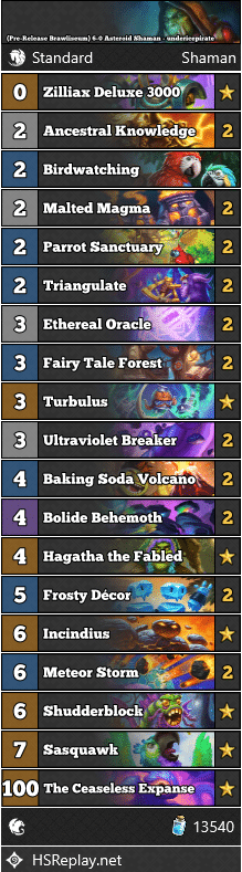 (Pre-Release Brawliseum) 6-0 Asteroid Shaman - undericepirate