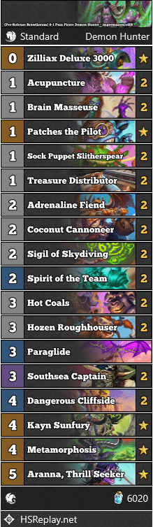 (Pre-Release Brawliseum) 6-1 Pain Pirate Demon Hunter - impermanenceHS