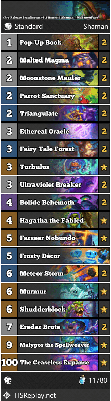 (Pre-Release Brawliseum) 6-2 Asteroid Shaman - McBanterFace