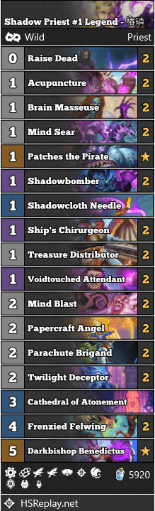 Shadow Priest #1 Legend - 椿磷