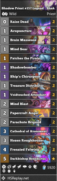 Shadow Priest #157 Legend - Shak